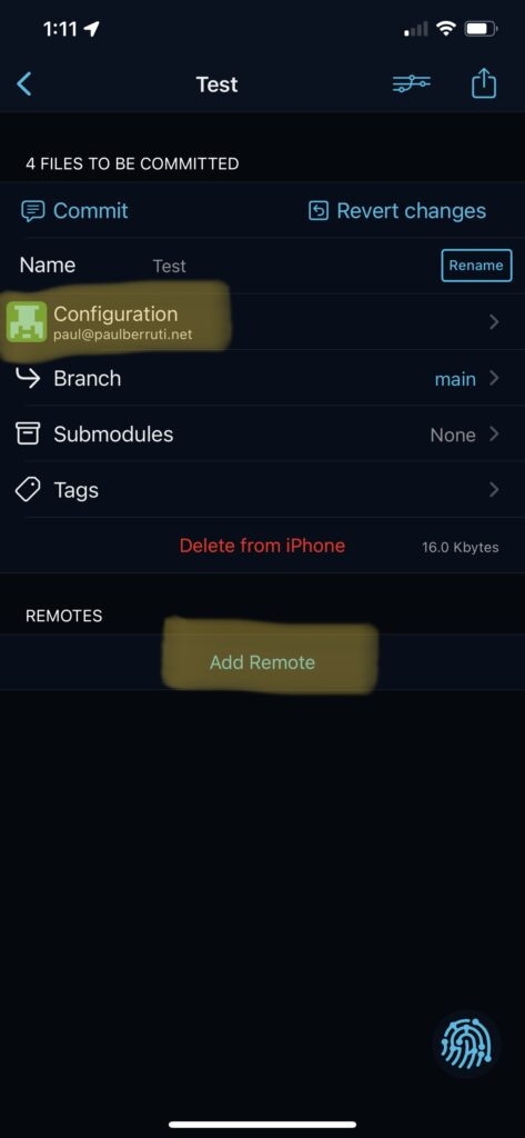 Adding remote in Working Copy